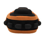 Black and orange baitcaster fishing reel case 